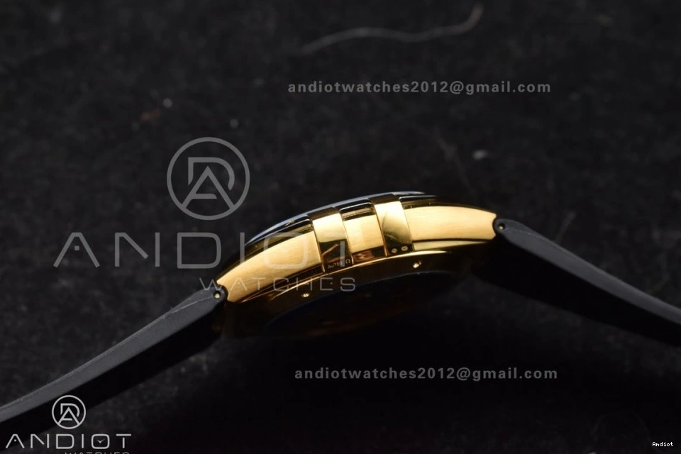 Strap Super Edition Gummy Clone A8900 Best VSF Black Dial on Constellation Ceramic Black 1:1 YG Black 0105